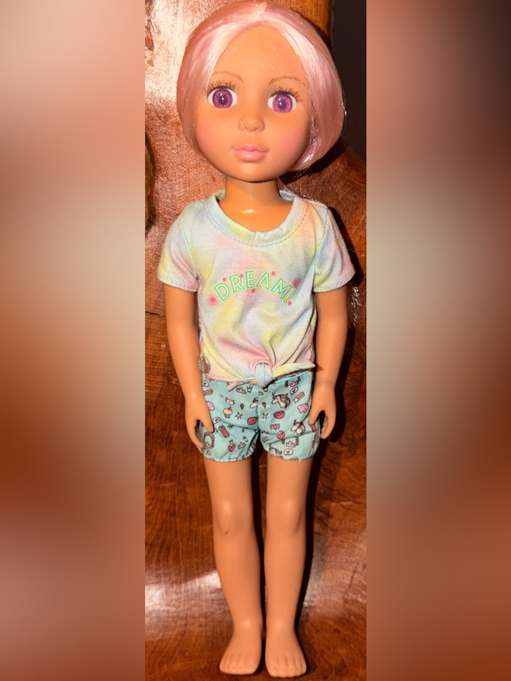 Dream! Pastel Tie-Dye Kids Pajama Set - Multicolor